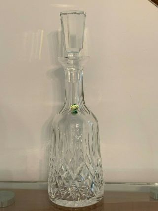 Brilliant Vintage Waterford Crystal " Lismore " Wine Decanter W/ Stopper