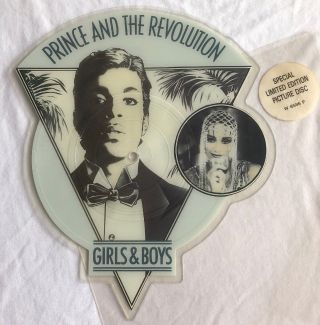 Prince - Girls And Boys - Very Rare Uk Shaped Picture Disc In Stickered Sleeve