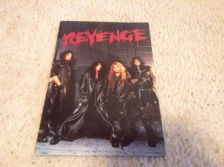 Kiss - Revenge 1992 Tourbook/ Program - - Vintage - Rare - Gene Simmons