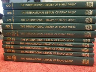 The International Library Of Piano Music Vol.  2,  3,  5,  6,  9,  10,  11,  12,  13 & 14 - (1968)