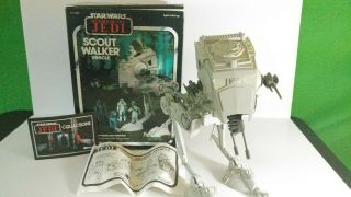 Vintage Kenner 1982 Star Wars Return Of The Jedi Scout Walker Vehicle