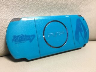 Rare Sony PSP 3000 HATSUNE MIKU Limited Console Battery JAPAN F/S 5