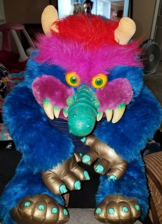 Vintage My Pet Monster By Amtoy From 1986 Bright