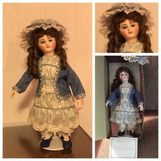 Barb Corning Addie 18 " Porcelain Fully Victorian Doll