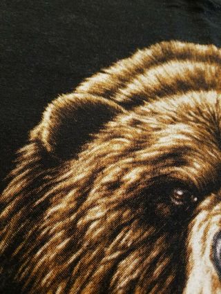 VTG 90’s 3D Emblem HARLEY DAVIDSON shirt XL 50/50 Grizzly Bear Strong Survive 5
