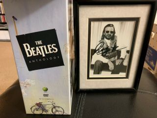 Rare Beatles Anthology Dvd Set,  Special Edition Ringo Starr Signed/framed Photo