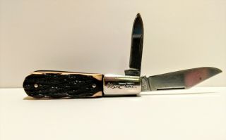 Vintage Barlow Mark Twain Folding Pocket Knife Imperial Prov Ri Usa