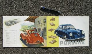 Vintage Early Porsche Advertising Brochure Printed In Germany (9 Items Up Now)