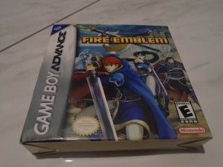 Vintage Gameboy Advance Game Fire Emblem W Box