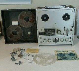 Vintage Aiwa Model Tp - 1001 Stereo Solid State Tape Recorder 1967