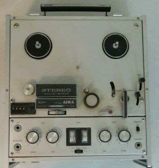 Vintage Aiwa Model TP - 1001 Stereo Solid State Tape Recorder 1967 2