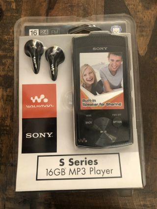 Sony Walkman Series S Nwz - S545 Black (16 Gb) Digital Media Player Very Rare