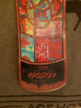 1980 ' s Vintage Santa Cruz Team Hosoi Irie Eye Skateboard Deck 3