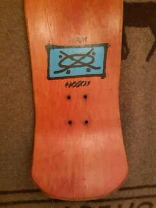 1980 ' s Vintage Santa Cruz Team Hosoi Irie Eye Skateboard Deck 4