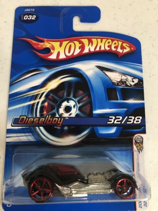 Hot Wheels 2006 Fe Dieselboy With Red Oh5 Wheels,  Rare Variation