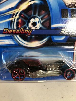 Hot Wheels 2006 FE Dieselboy with Red OH5 wheels,  RARE VARIATION 2