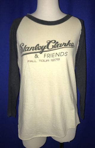 Vintage 1979 Stanley Clarke & Friends Tour Concert Tshirt Jersey Shirt Large