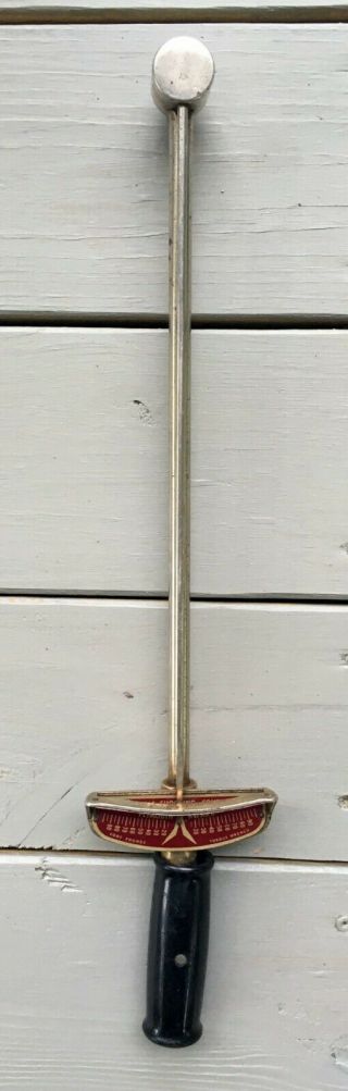 Very Rare Vintage Torque Wrench,  Plymouth Award,  Gold Plated Miller Mfg Co,  1967