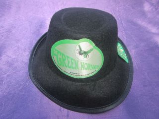 Green Hornet Vintage 1966 Greenway Productions Tex Straw Childrens Hat With Mask