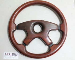Lifra Vintage Timber Wood Steering Wheel 350mm,  Made In Italy