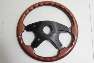 LIFRA Vintage Timber Wood Steering Wheel 350mm,  Made in Italy 2