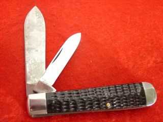 Vintage Case XX 1920 - 40 6231 Jigged Delrin two blade jack knife 3