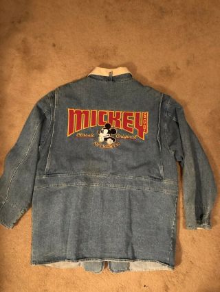 Vintage Mickey Mouse Company Classic Authenic Jean Jacket
