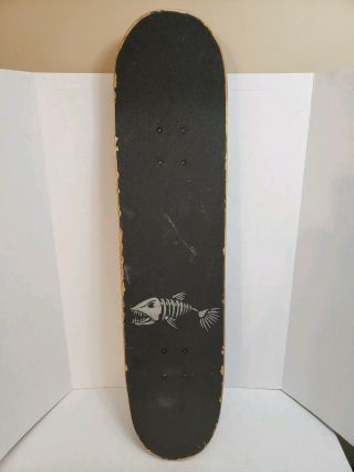 Vintage Zoo York Skateboard Deck Black Yellow Plan B 52mm Wheels