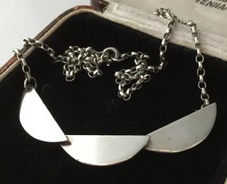 Vintage Jewellery Gorgeous 1981 Sterling Silver Orkney Ola Gorie Necklace