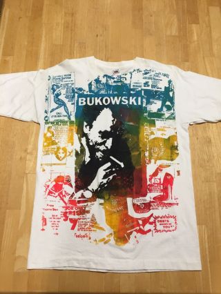 Charles Bukowski Vintage 90’s T - Shirt Size L Large