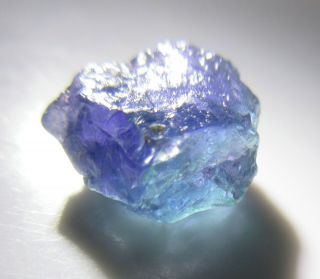 8.  40 Crt Rare Purple On Aqua Blue Kornerupine Rough R12 7