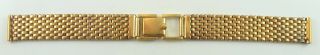 Vintage Kreisler Gold - Filled Watch Bracelet - 14.  5mm Ends -