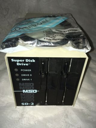 Rare MSD Dual Drive Disk Drive for Commodore 64/128, 2