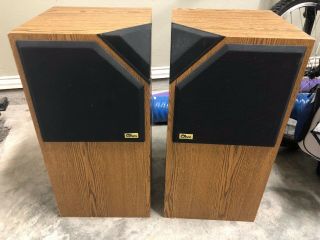 Matching Ohm Frs - 7 Speakers - Wood Wooden Shelf Wall Vintage