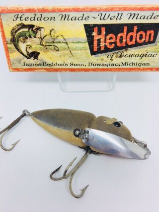 Vintage RARE Heddon Musky Crazy Crawler Antique Fishing Lure WITH EARS 3