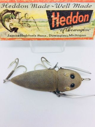 Vintage RARE Heddon Musky Crazy Crawler Antique Fishing Lure WITH EARS 4