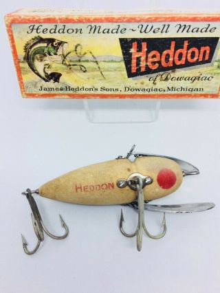 Vintage RARE Heddon Musky Crazy Crawler Antique Fishing Lure WITH EARS 5