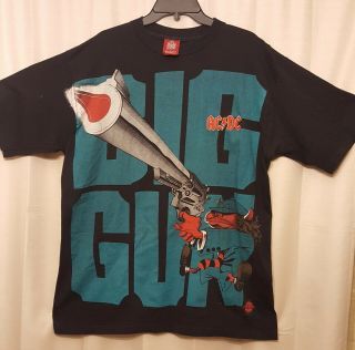 Ac/dc Rare Vintage 1994 Big Gun Embroidered T Shirt Xl