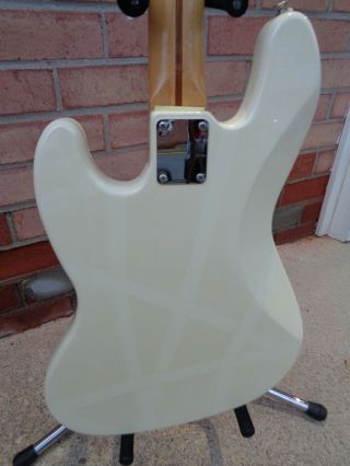 Fender MIM Jazz Rare White Bass Guitar 8