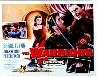 16mm The Warriors Feature Movie Vintage 1955 Errol Flynn Adventure Film