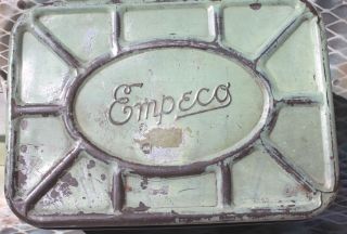 Vintage Empeco Metal Packing Corp.  York Bread Box