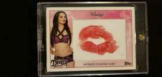 2015 Very Rare Topps Wwe Kiss Card Paige M/nm