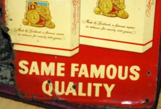Vintage Old Gold Cigarette Tobacco Embossed Metal Sign Lorillard USA 7