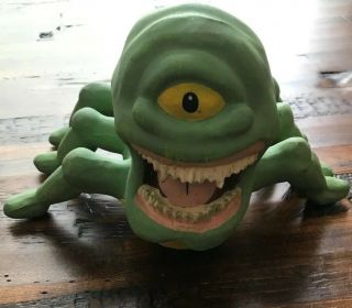 Squeaky Toy Soft Rubber One - Eyed Green Monster China Rare Vintage Squeaky