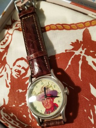 Vintage Fossil Gene Autry Wrist Watch Limited Edition 1995 Full Set Rare 7