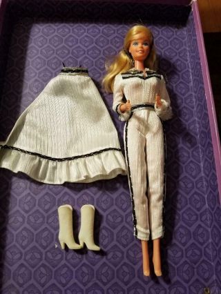 Vintage European Non Western Winking Barbie In Outfit