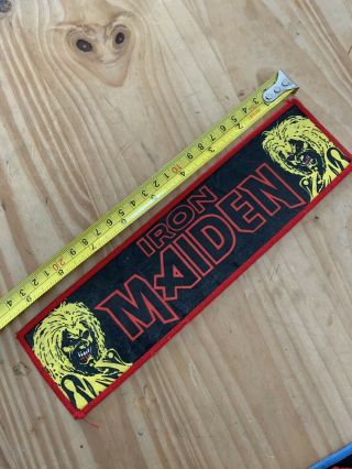 Rare Vintage Iron Maiden - Sew On Patch 70’s