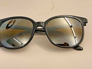 Vintage Vuarnet 002 D 002d Cat Eye Sunglasses Black Gradient Sunglasses