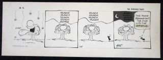 Rare B.  C.  Comic Strip Drawn By Johnny Hart 1/27/69 Grog And Ant