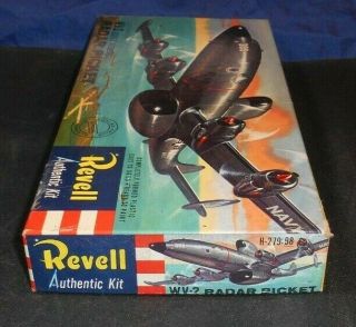Vintage Revell Lockheed WV - 2 Radar Picket Early Warning Aircraft Model Kit 6